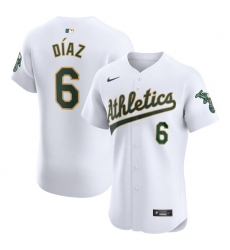 Aledmys Diaz Oakland Athletics Home Elite Player Jersey White