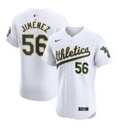 Dany Jimenez Oakland Athletics Home Elite Player Jersey White Dany Jimenez Oakland Athletics Home Elite Player Jersey White