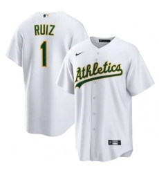 Esteury Ruiz Oakland Athletics Home Jersey White