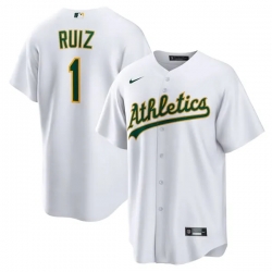 Esteury Ruiz Oakland Athletics Home Jersey White