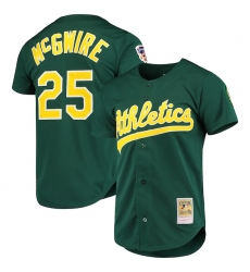 Mark Mcgwire Oakland Athletics Mitchell Ness 1997 Cooperstown Collection Authentic Jersey Green Mark Mcgwire Oakland Athletics Mitchell Ness 1997 Cooperstown Collection Authentic Jersey Green