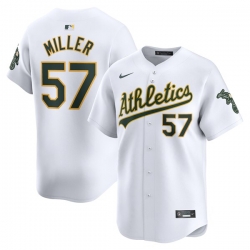 Mason Miller Oakland Athletics Home Limited Player Jersey White