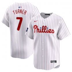 Trea Turner Philadelphia Phillies 2024 Mlb World Tour London Series Home Limited Player Jersey White