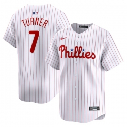 Trea Turner Philadelphia Phillies Home Limited Player Jersey White