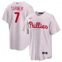 Trea Turner Philadelphia Phillies Home Player Jersey White