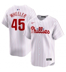 Zack Wheeler Philadelphia Phillies Home Limited Player Jersey White Zack Wheeler Philadelphia Phillies Home Limited Player Jersey White