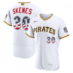 2026 All Star Edition Stars Stripes Pittsburgh Pirates Paul Skenes White Authentic Jersey