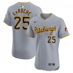 Adam Laroche Pittsburgh Pirates Road Elite Player Jersey Gray