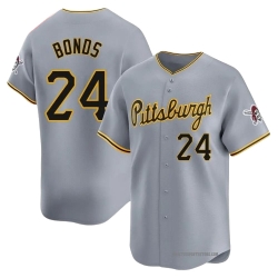 Barry Bonds Pittsburgh Pirates Away Limited Jersey Gray