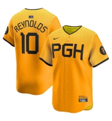 Bryan Reynolds Pittsburgh Pirates City Connect Limited Player Jersey Gold Bryan Reynolds Pittsburgh Pirates City Connect Limited Player Jersey Gold