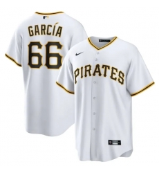 Jarlin Garcia Pittsburgh Pirates Home Player Jersey White Jarlin Garcia Pittsburgh Pirates Home Player Jersey White