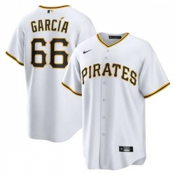 Jarlin Garcia Pittsburgh Pirates Home Player Jersey White