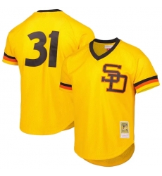 Dave Winfield San Diego Padres Mitchell Ness Cooperstown Collection Mesh Batting Practice Jersey Gold Dave Winfield San Diego Padres Mitchell Ness Cooperstown Collection Mesh Batting Practice Jersey Gold