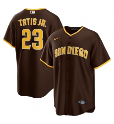 Fernando Tatis Jr San Diego Padres Alternate Player Jersey Brown Tan White Fernando Tatis Jr San Diego Padres Alternate Player Jersey Brown Tan White
