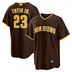 Fernando Tatis Jr San Diego Padres Alternate Player Jersey Brown Tan White