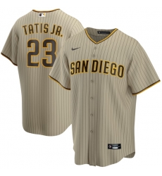 Fernando Tatis Jr San Diego Padres Alternate Player Jersey Tan Brown White