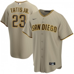 Fernando Tatis Jr San Diego Padres Alternate Player Jersey Tan Brown White