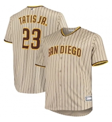 Fernando Tatis Jr San Diego Padres Big Tall Player Jersey Sand Brown White Fernando Tatis Jr San Diego Padres Big Tall Player Jersey Sand Brown White