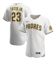 Fernando Tatis Jr San Diego Padres Home Authentic Player Jersey White Brown