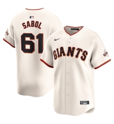 Blake Sabol San Francisco Giants Home Limited Player Jersey Cream