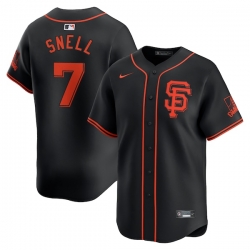 Blake Snell San Francisco Giants Alternate Limited Jersey Black Cream Gray