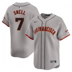 Blake Snell San Francisco Giants Away Limited Jersey Gray Cream