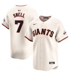 Blake Snell San Francisco Giants Home Limited Jersey Cream Gray Blake Snell San Francisco Giants Home Limited Jersey Cream Gray