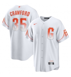 Brandon Crawford San Francisco Giants City Connect Player Jersey White Brandon Crawford San Francisco Giants City Connect Player Jersey White