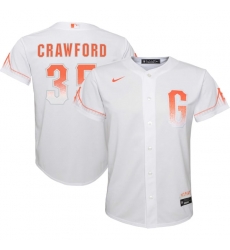 Brandon Crawford San Francisco Giants Toddler City Connect Player Jersey White Brandon Crawford San Francisco Giants Toddler City Connect Player Jersey White