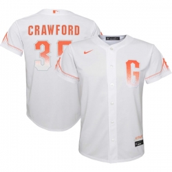 Brandon Crawford San Francisco Giants Toddler City Connect Player Jersey White