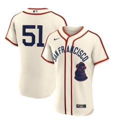Jung Hoo Lee San Francisco Giants 2024 Rickwood Classic Authentic Player Jersey Cream