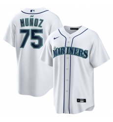 Andres Munoz Seattle Mariners Home Player Jersey White Andres Munoz Seattle Mariners Home Player Jersey White