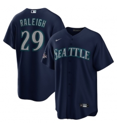 Cal Raleigh Seattle Mariners 2025 Mlb All Star Game Road Player Jersey Navy