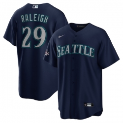 Cal Raleigh Seattle Mariners 2025 Mlb All Star Game Road Player Jersey Navy