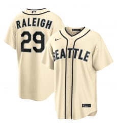 Cal Raleigh Seattle Mariners Alternate Limited Player Jersey Cream Cal Raleigh Seattle Mariners Alternate Limited Player Jersey Cream