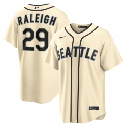 Cal Raleigh Seattle Mariners Alternate Limited Player Jersey Cream