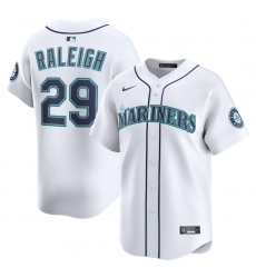 Cal Raleigh Seattle Mariners Alternate Limited Player Jersey White Cal Raleigh Seattle Mariners Alternate Limited Player Jersey White