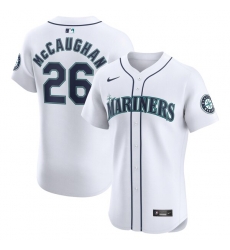 Darren Mccaughan Seattle Mariners Home Elite Player Jersey White