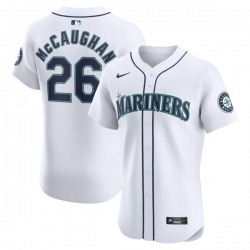 Darren Mccaughan Seattle Mariners Home Elite Player Jersey White