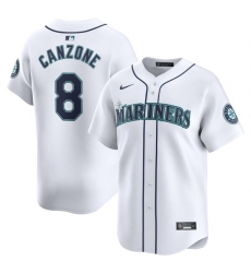 Dominic Canzone Seattle Mariners Home Limited Player Jersey White