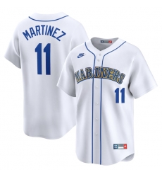 Edgar Martinez Seattle Mariners Throwback Cooperstown Limited Jersey White Edgar Martinez Seattle Mariners Throwback Cooperstown Limited Jersey White