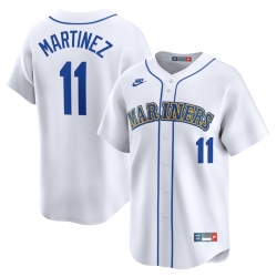 Edgar Martinez Seattle Mariners Throwback Cooperstown Limited Jersey White