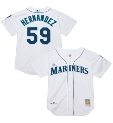 Felix Hernandez Seattle Mariners Cooperstown Collection Authentic Jersey White