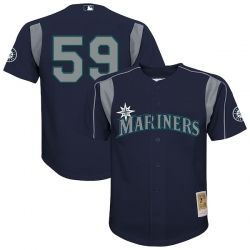 Felix Hernandez Seattle Mariners Preschool Cooperstown Collection Batting Practice Jersey Navy