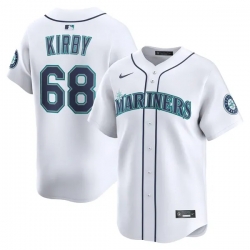 George Kirby Seattle Mariners Alternate Limited Player Jersey White