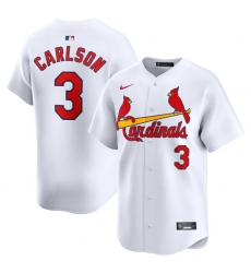 Dylan Carlson St Louis Cardinals Home Limited Player Jersey White Dylan Carlson St Louis Cardinals Home Limited Player Jersey White
