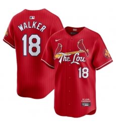 Jordan Walker St Louis Cardinals City Connect Limited Jersey Red Jordan Walker St Louis Cardinals City Connect Limited Jersey Red