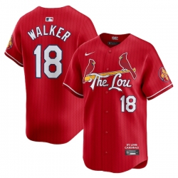 Jordan Walker St Louis Cardinals City Connect Limited Jersey Red