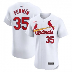 Jose Fermin St Louis Cardinals Home Elite Player Jersey White