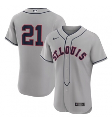 Lars Nootbaar St Louis Cardinals 2024 Rickwood Classic Authentic Player Jersey Gray Lars Nootbaar St Louis Cardinals 2024 Rickwood Classic Authentic Player Jersey Gray
